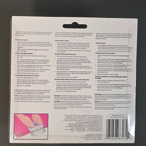 Wilton Sugar Sheets Border Cutting Insert Diamond Chain NEW - Picture 4 of 10